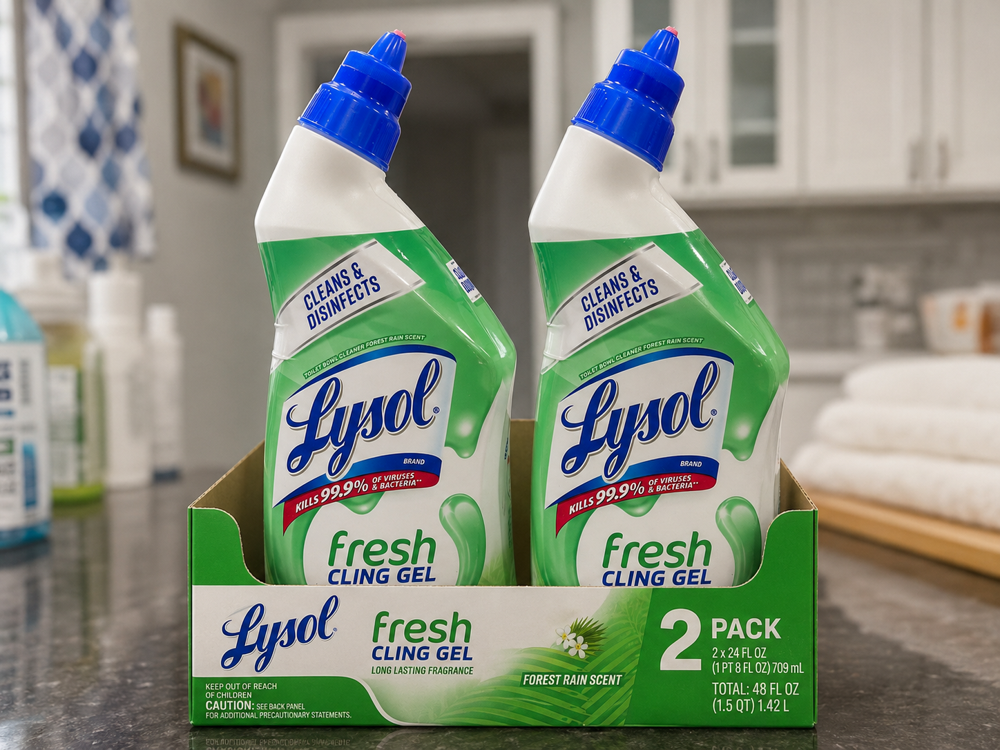 Lysol Fresh Cling Gel 2-Pack