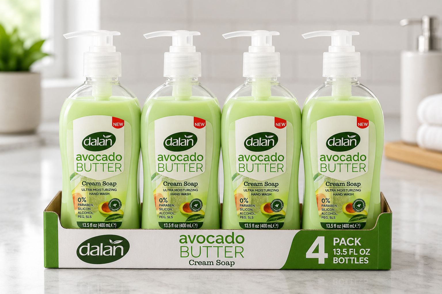 Dalan Avocado Butter Cream Soap / 4 - pack