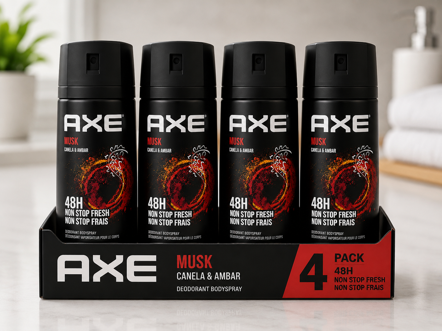 AXE Musk Body Spray 4-Pack